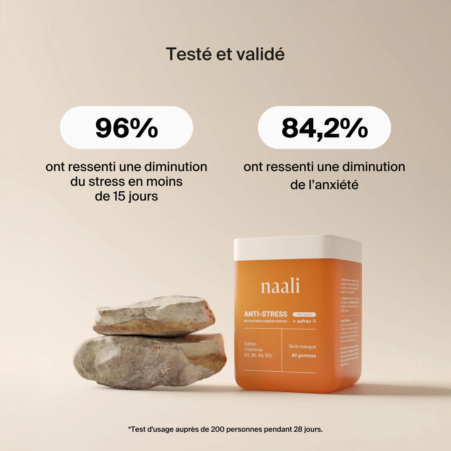 Gommes Anti-Stress au Safran - Kit d'essai - Image 6